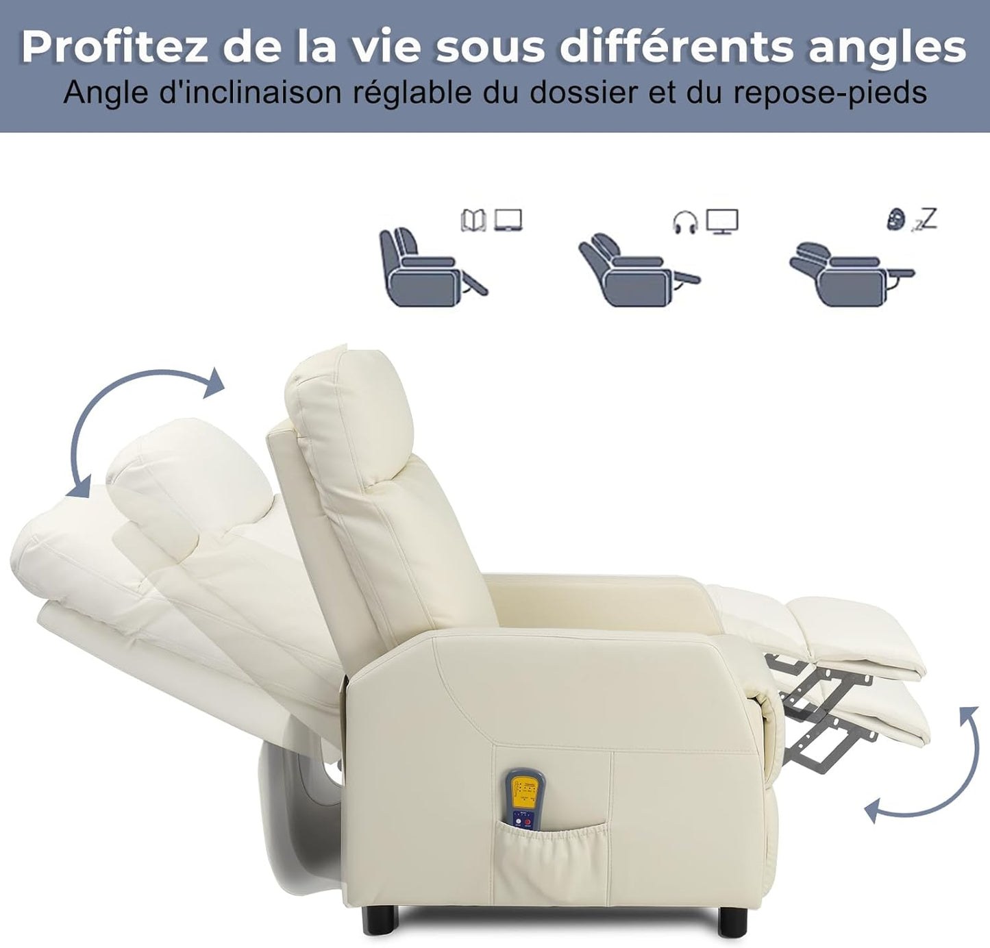 Fauteuil Relaxation Massage Inclinable